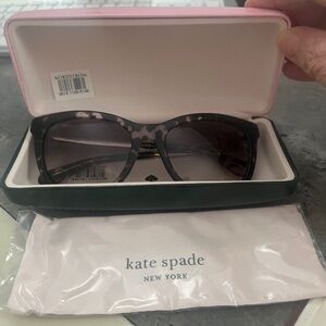 Kate Spade Sunglasses - tortoise shell with pink undertones